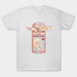 Mixed fish tinned fish T-Shirt